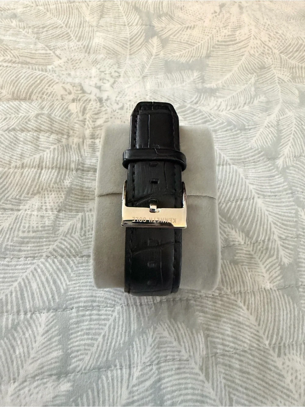 Kenneth Cole New York KC50841012 Black Leather Strap Chronograph Men's Watch